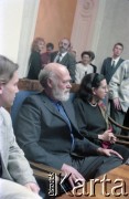 05.2000, Warszawa, Polska.
45 Międzynarodowe Targi Książki, n/z William Wharton podczas spotkania autorskiego.
Fot. Artur Polit, zbiory Fundacji Ośrodka KARTA