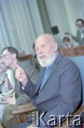 05.2000, Warszawa, Polska.
45 Międzynarodowe Targi Książki, n/z William Wharton podczas spotkania autorskiego.
Fot. Artur Polit, zbiory Fundacji Ośrodka KARTA
