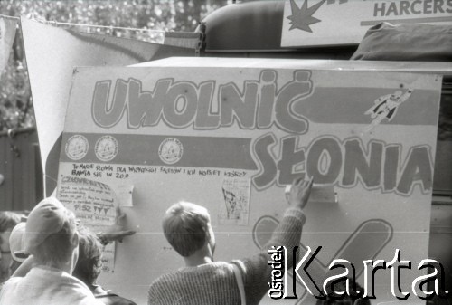 03-06.08.1988, Jarocin, Polska.
Festiwal Muzyki Rockowej Jarocin '88, inicjatywa 