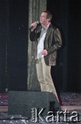 03.03.2003, Warszawa, Polska.
Gala Nagród Akademii Telewizyjnej Wiktory 2002 w Teatrze Wielkim, n/z Pierre Garand Garou.
Fot. Artur Polit, zbiory Fundacji Ośrodka KARTA