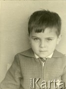 Lata 60., Birmingham, Anglia, Wielka Brytania.
Robert, syn  Zdzisławy z domu Michalak i Czesława Śledzińskich.
Fot. NN, udostępniła Zdzisława Śledzińska, zbiory Ośrodka KARTA