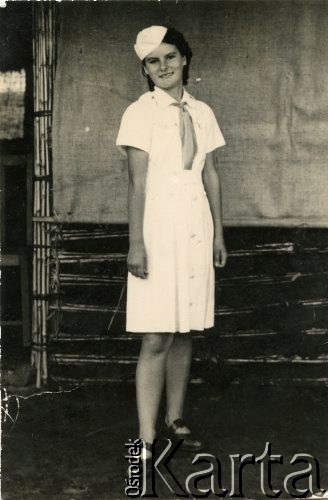 1943, Koja, Uganda.
Zofia Ślimak, potem Michalski.
Fot. NN, udostępnili Zofia i Julian Michalski, zbiory Ośrodka KARTA