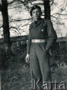 1946, prawdopodobnie Anglesey, Walia, Wielka Brytania.
Jan Pawłowski z 8 Pułku Artylerii Przeciwlotniczej.
Fot. NN, udostępnili Barbara i Jan Pawłowscy, zbiory Ośrodka KARTA