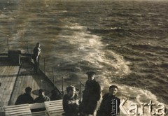 Czerwiec 1940, Saint Jean de Luz w Hiszpanii / Liverpool w Wielkiej Brytanii. 
Ewakuacja polskich żołnierzy statkiem Arandora Star. 
Fot. NN, udostępnił Mieczysław Stachiewicz, zbiory Ośrodka KARTA