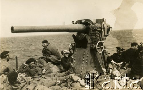 23-24.06.1940, brak miejsca.
Ewakuacja wojsk polskich z Francji do Wielkiej Brytanii
Fot. NN, udostępniła Irena Godyń, zbiory Ośrodka KARTA