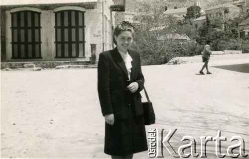 1947, Bejrut, Liban.
Irena Juchniewicz jako studentka Uniwersytetu Amerykańskiego.
Fot. NN, udostępniła Irena Godyń, zbiory Ośrodka KARTA