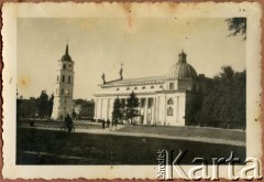 Przed 1939, Wilno, Polska.
Katedra św. Stanisława Biskupa i św. Władysława.
Fot. NN, udostępnili Ewa i Stefan Petrusewiczowie, zbiory Ośrodka KARTA