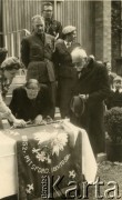 18.05.1958, Pitsford, Anglia, Wielka Brytania.
Uroczystość poświęcenia sztandaru hufca 