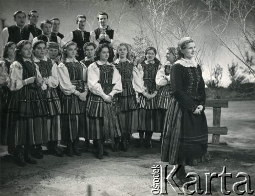 Lata 50., Anglia, Wielka Brytania.
Występ zespołu 