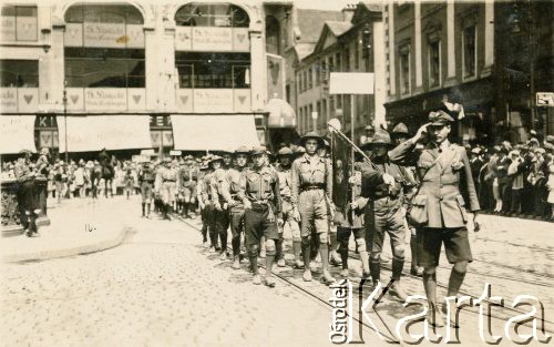 19.07.1929, Poznań, Polska.
Zlot harcerski. 
Fot. NN, udostępnili Ewa i Stefan Petrusewiczowie, zbiory Ośrodka KARTA