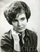 Po 1945, Wielka Brytania.
Aktorka Krystyna Kiersnowska (z domu Dygat).
Fot. NN, udostępnili Ewa i Stefan Petrusewiczowie, zbiory Ośrodka KARTA