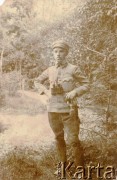 Lipiec 1915, brak miejsca. 
Tadeusz Münnich jako podporucznik I Brygady Legionów Polskich. 
Fot. NN, udostępnił Krzysztof Münnich, zbiory Ośrodka KARTA