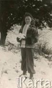 26.01.1947, Foxley, Wielka Brytania.
Irena Sawka w mieście, w którym się uczyła. W czasie wojny służyła m.in. w 318 Kompanii Kantyn Polowych i Bibliotek Ruchomych. 
Fot. NN, udostępniła Irena Sawka, zbiory Ośrodka KARTA
