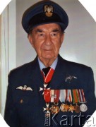 2013, Londyn, Wielka Brytania.
Major Adam Ostrowski, pilot Polskich Sił Powietrznych w Wielkiej Brytanii w czasie II wojny światowej.
Fot. NN, zbiory Ośrodka KARTA, udostępnił Adam Ostrowski