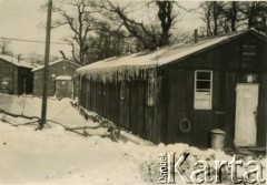 Po 1947, prawdopodobnie Cawthorne, Anglia, Wielka Brytania.
Baraki w polskim obozie.
Fot. NN, zbiory Ośrodka KARTA, udostępniła Heide Pirwitz-Bujnowska.