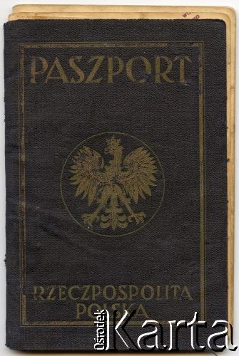 6.05.1935, Buczacz, Polska.
Paszport małżeństwa Józefa i Anastazji Herbutów oraz ich dzieci Katarzyny, Anieli i Władysława. Rodzina do 1935 r. mieszkała w Baryszu. Dokument został wystawiony przed ich wyjazdem do prowincji Chaco w Argentynie.
Fot. NN, zbiory Władysława Herbuta, reprodukcje cyfrowe w Bibliotece Polskiej im. Ignacego Domeyki w Buenos Aires (Biblioteca Polaca Ignacio Domeyko) i w Ośrodku KARTA w Warszawie.