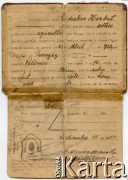 Pierwszy argentyński dokument tożsamości Władysława Herbuta, wydany 15 września 1951 r. w Resistencia (stolicy prowincji Chaco).
Fot. NN, zbiory Władysława Herbuta, reprodukcje cyfrowe w Bibliotece Polskiej im. Ignacego Domeyki w Buenos Aires (Biblioteca Polaca Ignacio Domeyko) i w Ośrodku KARTA w Warszawie.