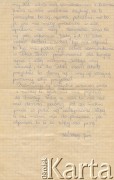9.06.1974, Podlesie. List Jana Kołodzieja do brata Juljana, który wyemigrował do Argentyny. Strona 2.
Fot. NN, udostępnił Alfredo Kołodziej, reprodukcje cyfrowe w Bibliotece Polskiej im. Ignacego Domeyki w Buenos Aires (Biblioteca Polaca Ignacio Domeyko) i w Ośrodku KARTA w Warszawie.