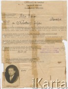 15.10.1929. Świadectwo lekarskie wydane dla Juljana Kołodzieja. Strona 1.
Fot. NN, udostępnił Alfredo Kołodziej, reprodukcje cyfrowe w Bibliotece Polskiej im. Ignacego Domeyki w Buenos Aires (Biblioteca Polaca Ignacio Domeyko) i w Ośrodku KARTA w Warszawie.