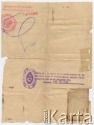 15.10.1929. Świadectwo lekarskie wydane dla Juljana Kołodzieja. Strona 2.
Fot. NN, udostępnił Alfredo Kołodziej, reprodukcje cyfrowe w Bibliotece Polskiej im. Ignacego Domeyki w Buenos Aires (Biblioteca Polaca Ignacio Domeyko) i w Ośrodku KARTA w Warszawie.