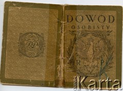 Dowód osobisty Juljana Kołodzieja, który w 1929 roku wyemigrował do Argentyny.
Fot. NN, udostępnił Alfredo Kołodziej, reprodukcje cyfrowe w Bibliotece Polskiej im. Ignacego Domeyki w Buenos Aires (Biblioteca Polaca Ignacio Domeyko) i w Ośrodku KARTA w Warszawie.