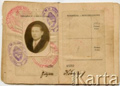 Paszport Juljana Kołodzieja, który w 1929 roku wyemigrował do Argentyny. Strona 3.
Fot. NN, udostępnił Alfredo Kołodziej, reprodukcje cyfrowe w Bibliotece Polskiej im. Ignacego Domeyki w Buenos Aires (Biblioteca Polaca Ignacio Domeyko) i w Ośrodku KARTA w Warszawie.