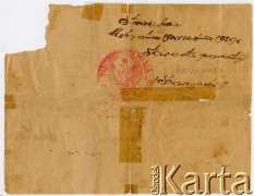 22.02.1929. Świadectwo tożsamości Juljana Kołodzieja.  Strona 2.
Fot. NN, udostępnił Alfredo Kołodziej, reprodukcje cyfrowe w Bibliotece Polskiej im. Ignacego Domeyki w Buenos Aires (Biblioteca Polaca Ignacio Domeyko) i w Ośrodku KARTA w Warszawie.