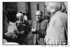 25–28.08.1988, Kraków, Polska.
Uczestnicy Międzynarodowej Konferencji Praw Człowieka, odbywającej się w kościele św. Maksymiliana Marii Kolbego w Mistrzejowicach.
Fot. Stanisław Kulawiak, zbiory Ośrodka KARTA