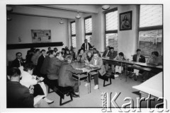 25–28.08.1988, Kraków, Polska.
Międzynarodowa Konferencja Praw Człowieka, odbywająca się w kościele św. Maksymiliana Marii Kolbego w Mistrzejowicach.
Fot. Stanisław Kulawiak, zbiory Ośrodka KARTA