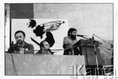25–28.08.1988, Kraków, Polska.
Obrady Międzynarodowej Konferencji Praw Człowieka w kościele św. Maksymiliana Marii Kolbego w Mistrzejowicach. 
Fot. Stanisław Kulawiak, zbiory Ośrodka KARTA