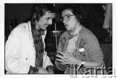 25–28.08.1988, Kraków, Polska.
Uczestnicy Międzynarodowej Konferencji Praw Człowieka, odbywającej się w kościele św. Maksymiliana Marii Kolbego w Mistrzejowicach.
Fot. Stanisław Kulawiak, zbiory Ośrodka KARTA