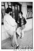 25–28.08.1988, Kraków, Polska.
Międzynarodowa Konferencja Praw Człowieka, odbywająca się w kościele św. Maksymiliana Marii Kolbego w Mistrzejowicach. Z prawej rosyjska poetka i dysydentka Natalia Gorbaniewska.
Fot. Stanisław Kulawiak, zbiory Ośrodka KARTA