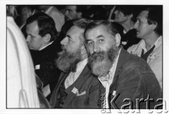 25–28.08.1988, Kraków, Polska.
Uczestnicy Międzynarodowej Konferencji Praw Człowieka, odbywającej się w kościele św. Maksymiliana Marii Kolbego w Mistrzejowicach.
Fot. Stanisław Kulawiak, zbiory Ośrodka KARTA