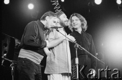 28.11.1998, Kalisz, Polska.
25. Międzynarodowy Festiwal Pianistów Jazzowych. Michaił Alperin Moscow Art Trio.
Fot. Stanisław Kulawiak, zbiory Ośrodka KARTA