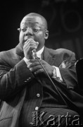 27.11.1999, Kalisz, Polska.
26. Międzynarodowy Festiwal Pianistów Jazzowych. Na zdjęciu pianistka Cyrus Chestnut.
Fot. Stanisław Kulawiak, zbiory Ośrodka KARTA