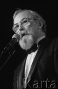 27.11.1999, Kalisz, Polska.
26. Międzynarodowy Festiwal Pianistów Jazzowych. Na zdjęciu Andrzej Jaroszyński.
Fot. Stanisław Kulawiak, zbiory Ośrodka KARTA
