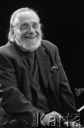 27.11.1999, Kalisz, Polska.
26. Międzynarodowy Festiwal Pianistów Jazzowych. Multiinstrumentalista i kompozytor Włodzimierz Nahorny.
Fot. Stanisław Kulawiak, zbiory Ośrodka KARTA