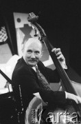 24.11.2000, Kalisz, Polska.
27. Międzynarodowy Festiwal Pianistów Jazzowych. Występ Jazz Band Ball Orchestra. Na zdjęciu Anatol Lisiecki.
Fot. Stanisław Kulawiak, zbiory Ośrodka KARTA
