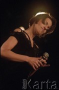 26.11.2000, Kalisz, Polska.
27. Międzynarodowy Festiwal Pianistów Jazzowych. Na zdjęciu Ewa Uryga.
Fot. Stanisław Kulawiak, zbiory Ośrodka KARTA