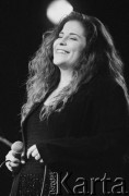 30.11.2001, Kalisz, Polska.
28. Międzynarodowy Festiwal Pianistów Jazzowych. Na zdjęciu Sibel Koese.
Fot. Stanisław Kulawiak, zbiory Ośrodka KARTA