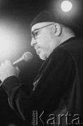 01.12.2001, Kalisz, Polska.
28. Międzynarodowy Festiwal Pianistów Jazzowych. Występ Randy Brecker Band, na zdjęciu trębacz Randy Brecker.
Fot. Stanisław Kulawiak, zbiory Ośrodka KARTA