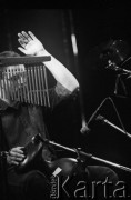 30.11.2002, Kalisz, Polska.
29. Międzynarodowy Festiwal Pianistów Jazzowych. Andrzej Trzaskowski Sextet i Jan Ptaszyn Wróblewski. Na zdjęciu Marcin Jahr.
Fot. Stanisław Kulawiak, zbiory Ośrodka KARTA