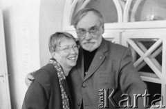 29.11.2003, Kalisz, Polska.
30. Międzynarodowy Festiwal Pianistów Jazzowych. Barbara Fibingier oraz kompozytor i multiinstrumentalista Andrzej Kurylewicz.
Fot. Stanisław Kulawiak, zbiory Ośrodka KARTA