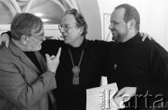 29.11.2003, Kalisz, Polska.
30. Międzynarodowy Festiwal Pianistów Jazzowych. Z lewej kompozytor i multiinstrumentalista Andrzej Kurylewicz.
Fot. Stanisław Kulawiak, zbiory Ośrodka KARTA