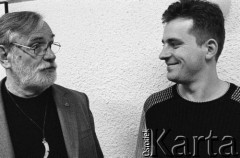 29.11.2003, Kalisz, Polska.
30. Międzynarodowy Festiwal Pianistów Jazzowych. Z lewej kompozytor i multiinstrumentalista Andrzej Kurylewicz.
Fot. Stanisław Kulawiak, zbiory Ośrodka KARTA