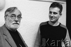 29.11.2003, Kalisz, Polska.
30. Międzynarodowy Festiwal Pianistów Jazzowych. Z lewej kompozytor i multiinstrumentalista Andrzej Kurylewicz.
Fot. Stanisław Kulawiak, zbiory Ośrodka KARTA