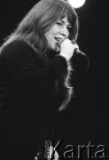 29.11.2003, Kalisz, Polska.
30. Międzynarodowy Festiwal Pianistów Jazzowych. Występ Christine Tobin Quartet, na zdjęciu wokalistka i kompozytorka Christine Tobin.
Fot. Stanisław Kulawiak, zbiory Ośrodka KARTA
