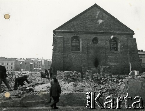 1940, Rzeszów, dystrykt krakowski, Generalne Gubernatorstwo.
Synangoga 