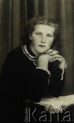 Lata 40., Litewska SRR, ZSRR.
Janina Szumiłło (z d. Zwołyńska).
Fot. NN, zbiory Archiwum Historii Mówionej Ośrodka KARTA i Domu Spotkań z Historią, udostępniła Janina Szumiłło w ramach projektu 