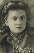 1939, Lwów, Polska.
Bogusława Bryła-Czerna (z d. Bryła). Portret z okresu panieństwa.
Fot. NN, zbiory Archiwum Historii Mówionej Ośrodka KARTA i Domu Spotkań z Historią, udostępniła Bogusława Bryła-Czerna w ramach projektu 